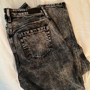 Hollister denim high waisted mom jeans